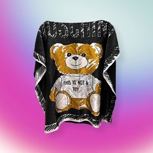 MOSCHINO painted teddy bear top